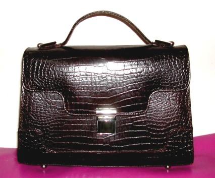 Croco Leather Handbags