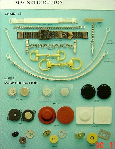 Magnetic button