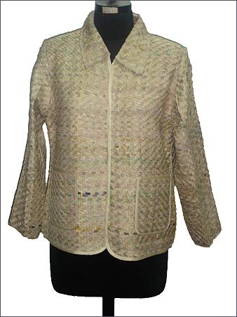 Jacket - Silk, 24 Inches, Beige | Warmth, Style, Comfort, Durability, Lightweight, Breathable