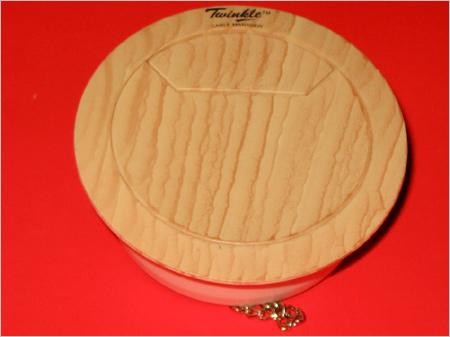 CABLE/WIRE MANAGER(TEAK FINISH) - Teak Wood 8 cm Diameter x 4 cm Height Light Brown | Cord Organization Smooth Finish Durable Easy to Use