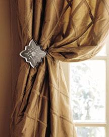 Silk Duppion Pintuck Curtain