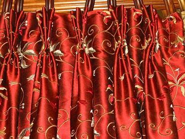 Silk Embroidered Curtain