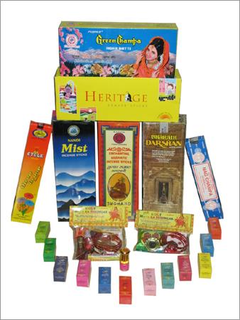 Assorted Incense Sticks and Cones