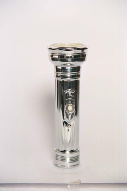 SMALL AND HANDY TORCH USABLE FOR EVERY PURPOSE WITH RADIUM SWITCH AND RING (TWO MEDIUM BATTERIES)