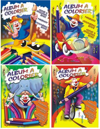 COLOURING BOOKS A-4 SIZE 112 PAGES, 208 PAGES, 256 PAGES