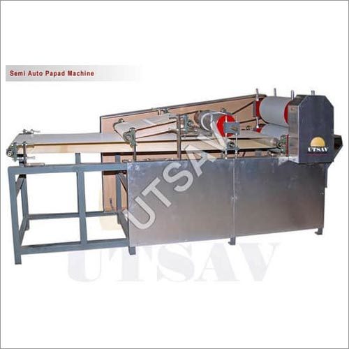 Semi Automatic Papad Making Machine