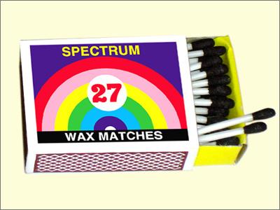 Wax 4-27 Red Tips Safety Matches