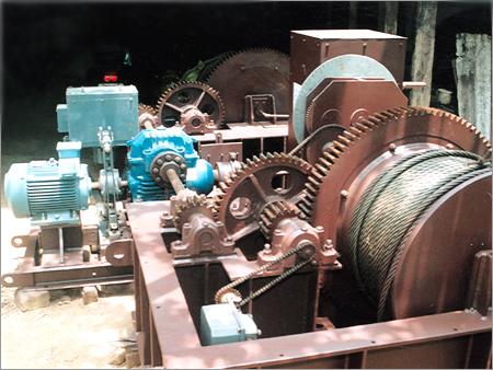 10-Ton Capacity Rope Drum Hoist