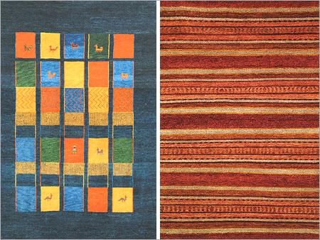 Knotted carpet Gabbeh