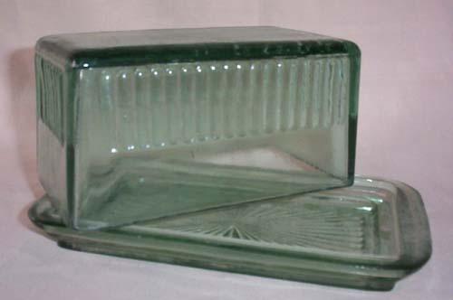 Recyclee Glass Butter Dish