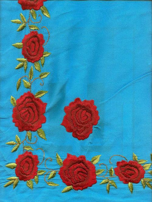 Embroidred Silk Fabrics