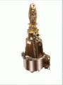 Bogie mounted air brake cylinder with slack adjuster