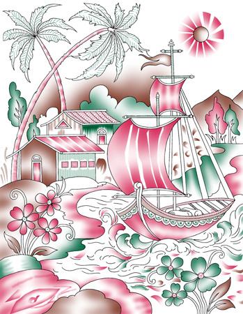 Printed Synthetic Fabric