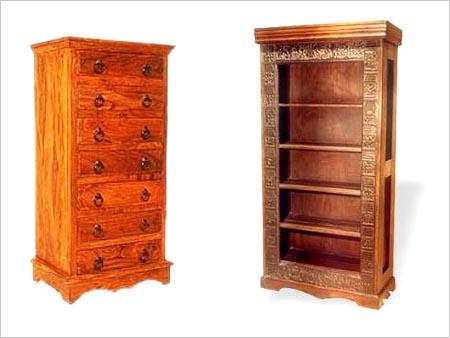 Handcrafted Furniture - Solid Wood Varied Dimensions Ample Storage Customizable Sizes Elegant Design Unique Style 1-Year Warranty