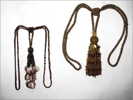 Beaded Tieback.