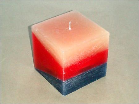 Floating Candle - Wax 3x3x3 Inches, Multicolor | Elegant Design, Long Burning, Floating, Unscented