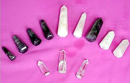 All type of crystal pencils and healing rods only at Devshoppe