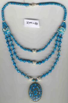 BONE BEADED NECKLACE