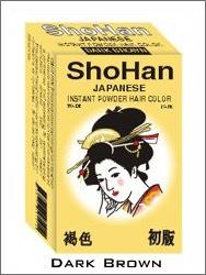 Hair colour dark brown