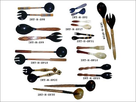 Handmade Wood Horn Cutlery