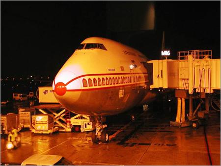 Chicago Airport Air India Airplane