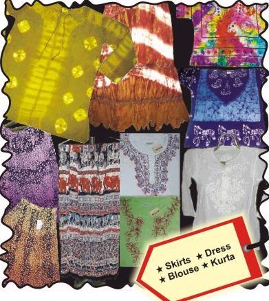 Skirts, Dress, Blouse & Kurta.