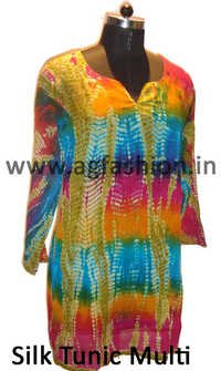 Multicolor Silk Tunic
