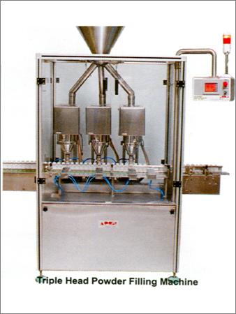 Triple Head Powder Filling