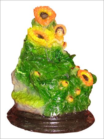 water fountain in polyresin.