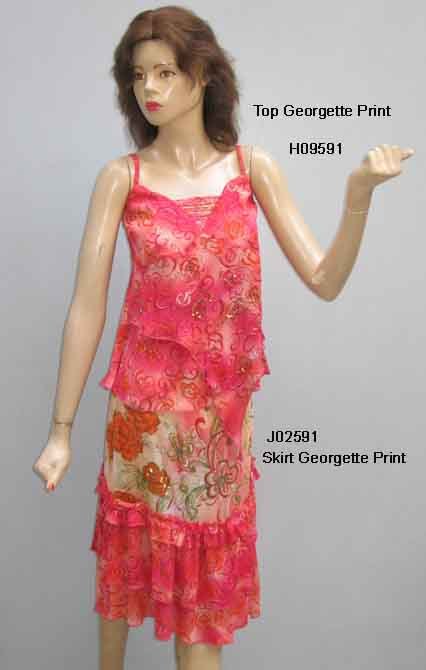 Ladies Skirt & Top
