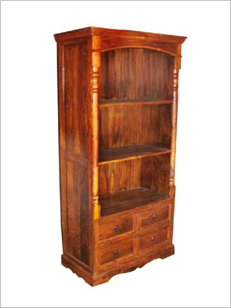 BOOK RACK WITH FOUR DRAWER