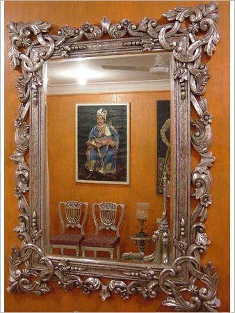 Silver Foiled Mirror Frame