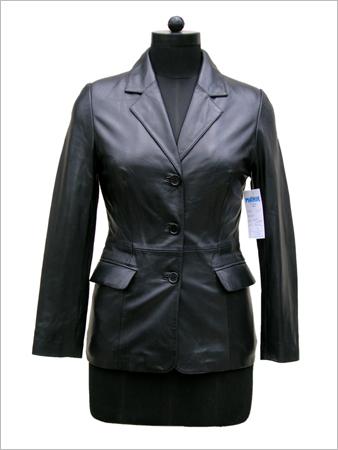 Ladies Leather Long Coat