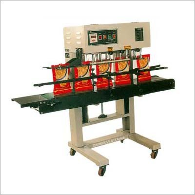 Continuous Sealer - Plastic & Steel, 70x50x100cm | Adjustable Temperature, Consistent Seals, Durable Design, Efficient & Fast Sealing