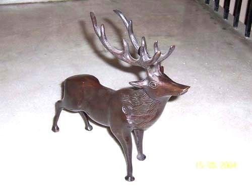 Brass Deer Statue Height: 32 Centimeter (Cm)