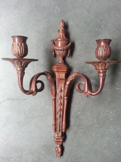 Brass Candle Sconce