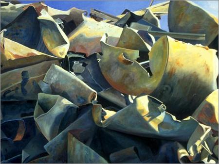 Scrap Metal Fuel Tanks
