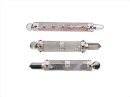 HEALING CRYSTALS - Gemstone 7-10cm Polished Cylindrical Aura Sticks | Energy Focus, Chakra Balance, Emotional Healing
