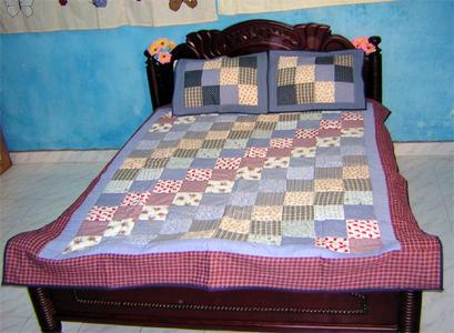 100% Cotton Hand Made Quilted