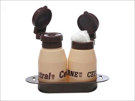 Pharma Dispencer - Plastic, 3x2x4 Inches, Beige | Dual Containers, Easy Dispensing, Flip Top Lid, Stable Base
