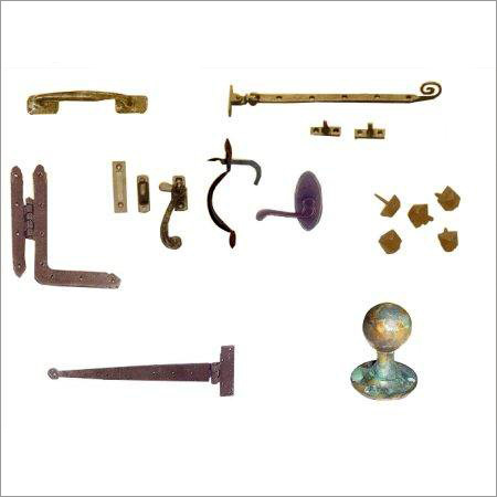 Black Waxed Mild Steel Antique Hardware & Antique Brass & Bronze Hardware