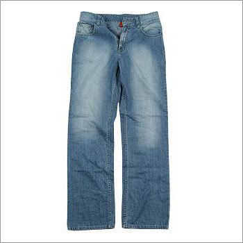 Sand Blasted Denim Jeans with 5 Basic Pockets