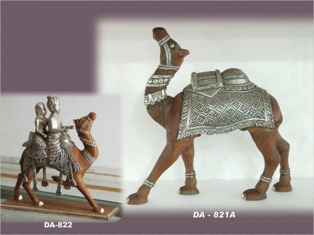 Silver Camels Half Clad