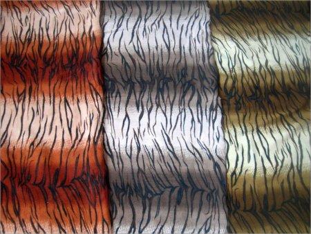 Fabrics - Polyester, 58 Inches Width, Brown | Soft Texture, Durable, Versatile, Striped Pattern, Easy Care