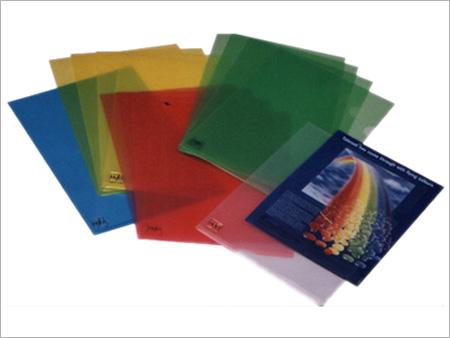 L Shape Clear Folders