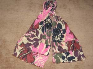 Cotton Crinkle, Printed Scarf