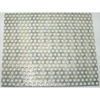 Metal Perforated Sheet - Steel, Standard Size, Silver Color, Brass Plated Surface | Accurate Dimensions, Corrosion Resistance, Smooth Edges, Flawless Finish