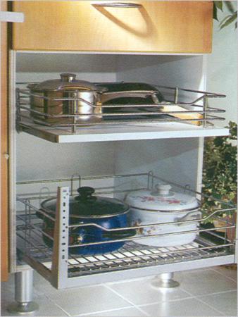 Kitchen Organizers - Grain Trolley Stainless