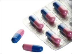 Pills - Two-Piece Hard Gelatin Capsule, 15x5 mm, Pink and Blue | Fast-Acting Relief, Easy to Swallow, Convenient Packaging