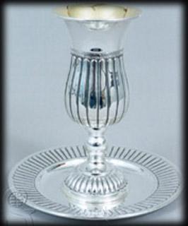 Liqour Cup - Sterling Silver 5x3 Inches, Polished Finish, Matching Plate Set